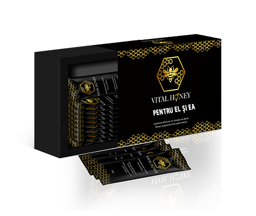 Miere Naturală pentru Vitalitate Vital Honey 12 plicuri x 12g
