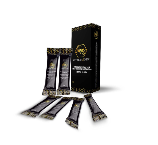 Vital Honey Energie Naturală în Format Compact (6 plicuri x 12g)